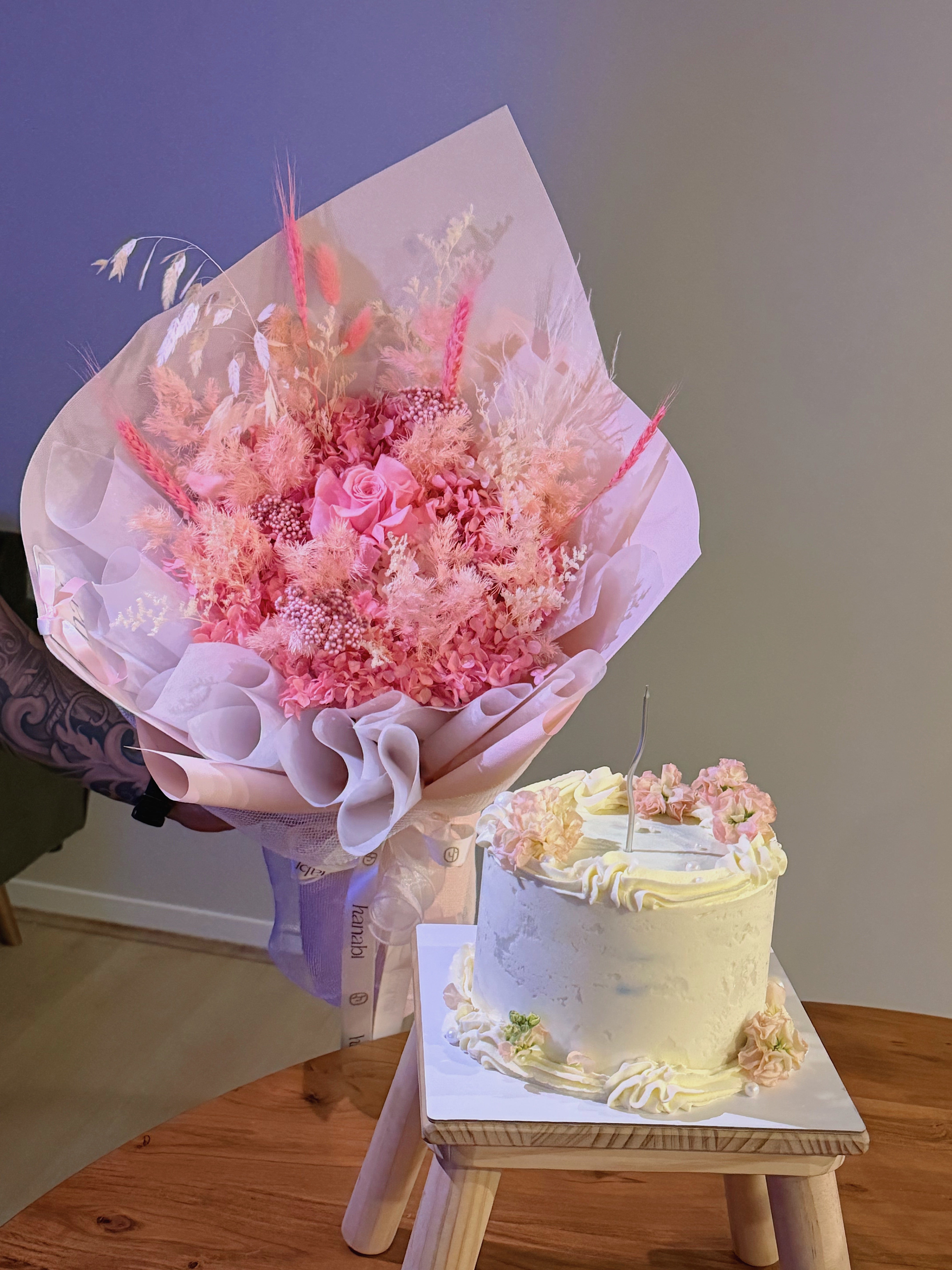 Flower and Cake Combo – Hanabi